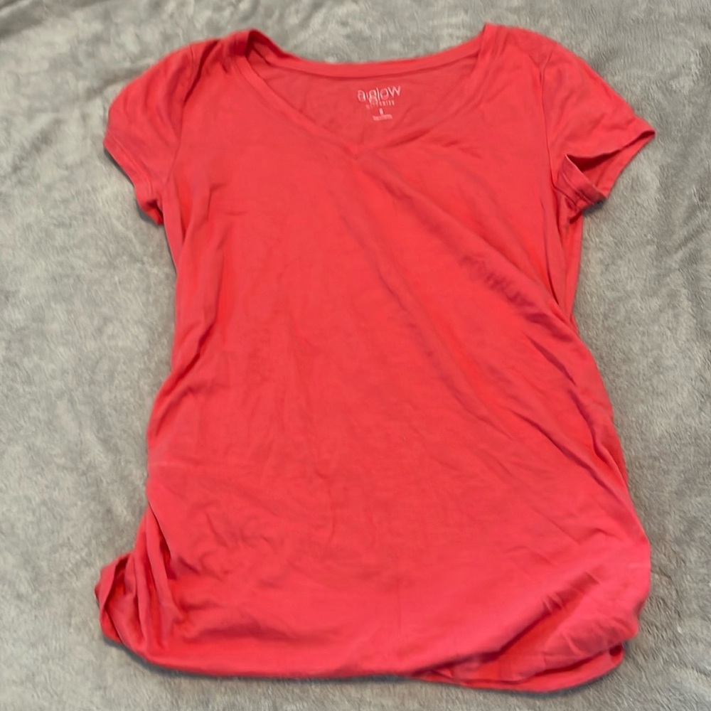 Pink Maternity Tee